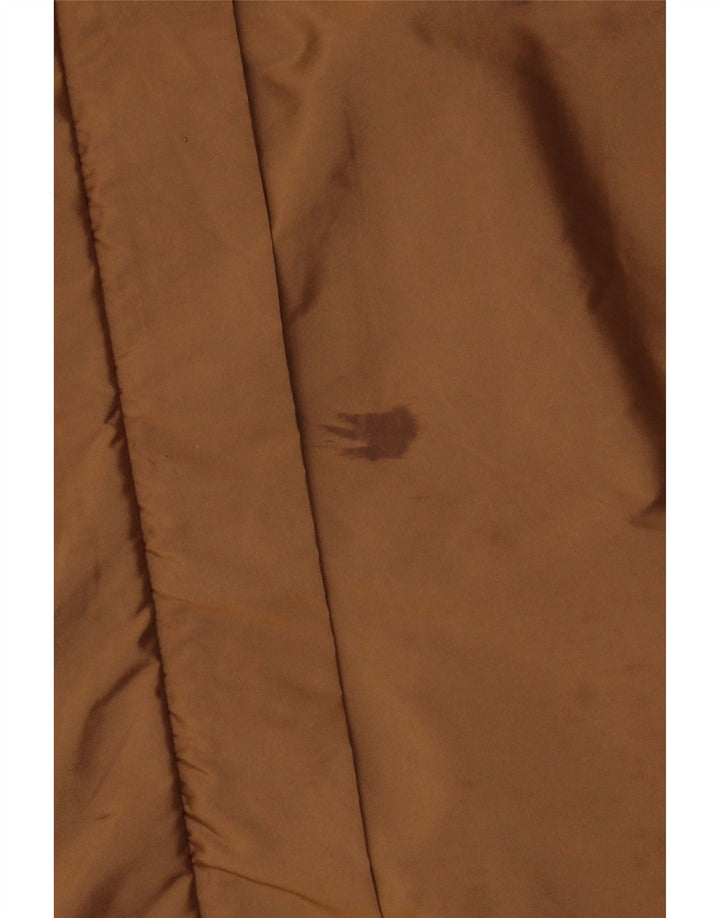 MAX MARA Damska weekendowa kurtka przeciwdeszczowa oversize z kapturem UK 8 Small Brown