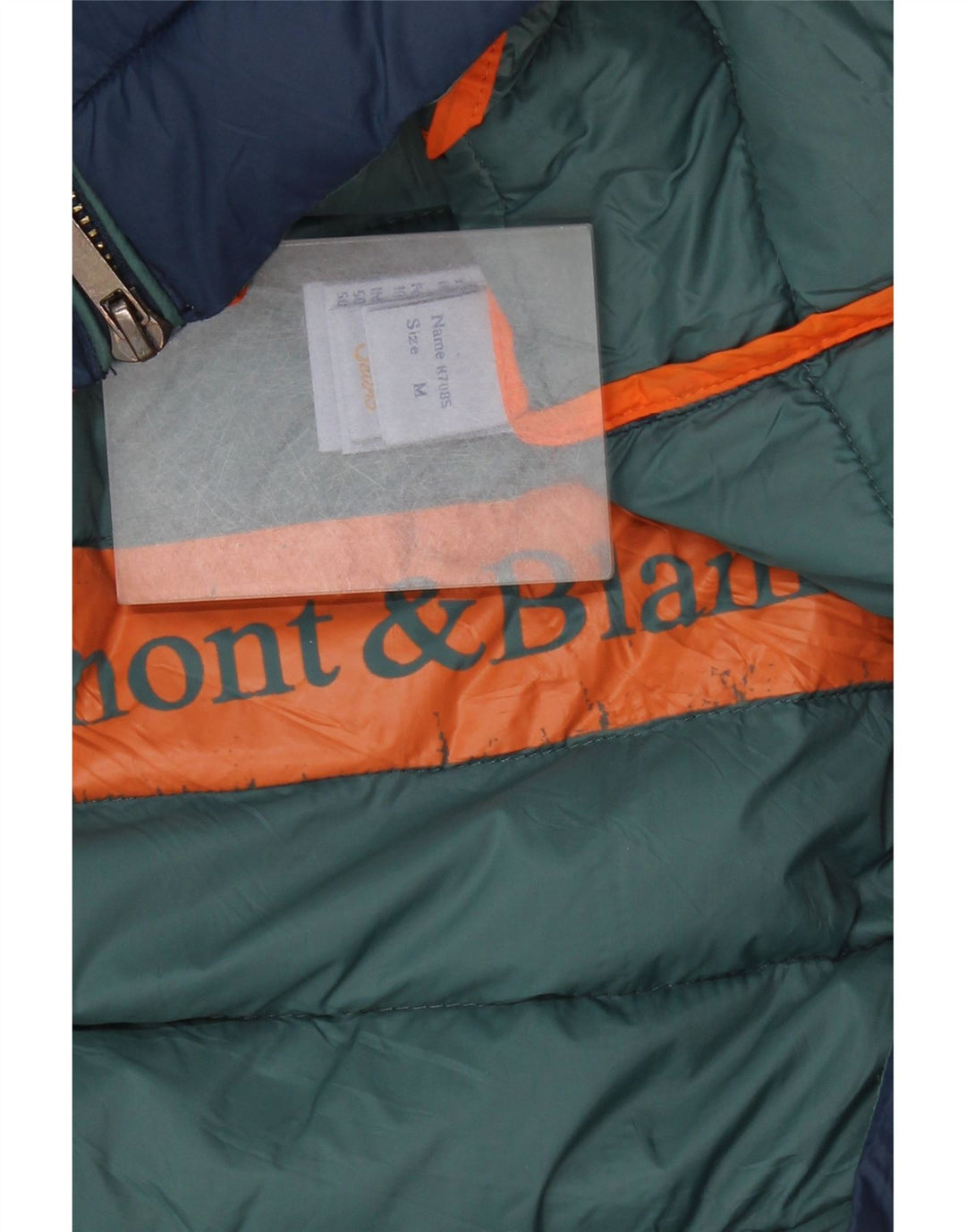 Męska ocieplana kurtka Harmont & Blaine UK 38 Średni niebieski nylon