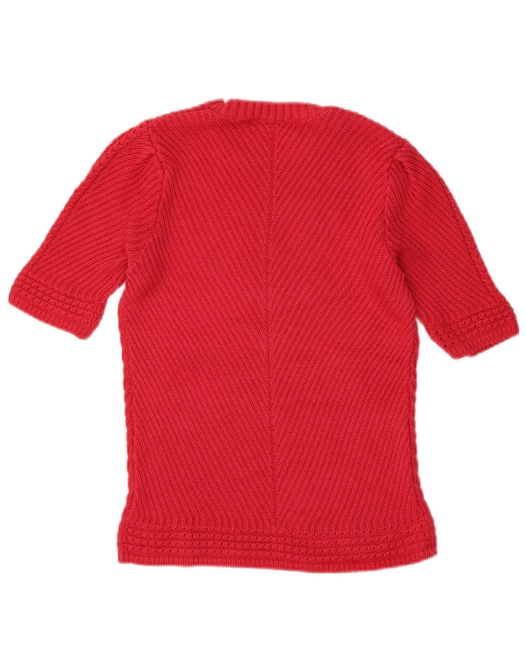 Sweter damski Marks & Spencer z okrągłym dekoltem, UK 10, mały, różowy