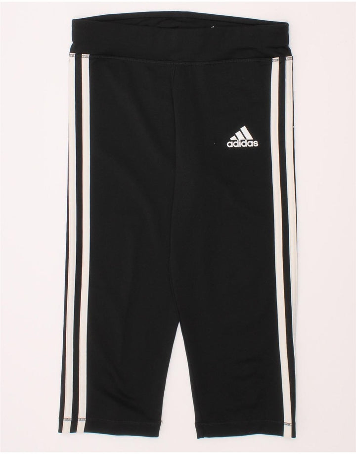 Legginsy ADIDAS Climalite dziewczęce 11-12 lat, czarny poliester