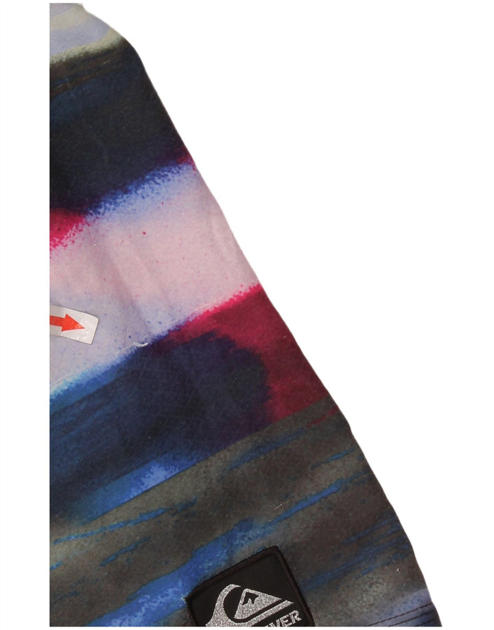 Męskie spodenki kąpielowe QUIKSILVER, duży, wielobarwny poliester z blokami kolorów