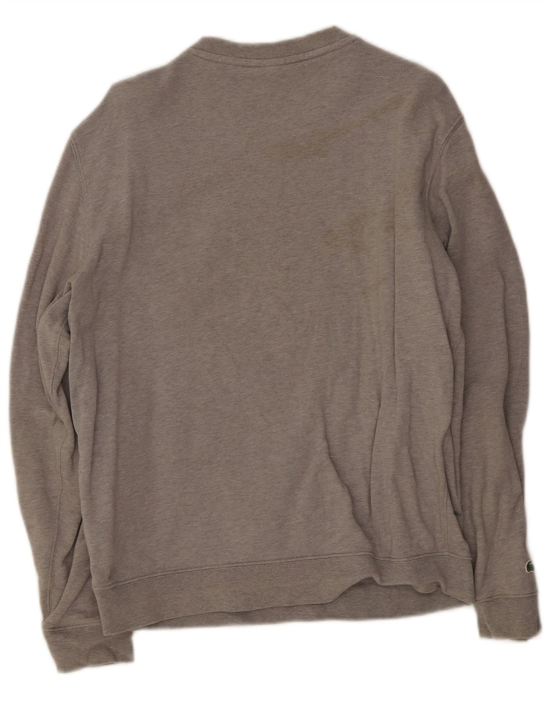 Męska bluza z grafiką Lacoste, rozmiar 5, duża, szara bawełna
