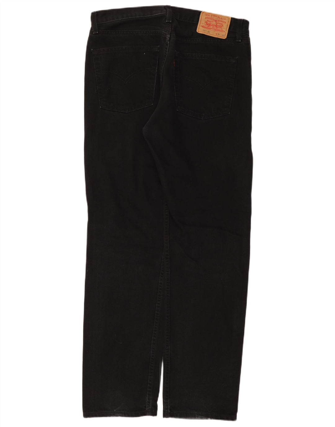 Męskie jeansy Levi's 521 Tapered W34 L32 Czarna bawełna