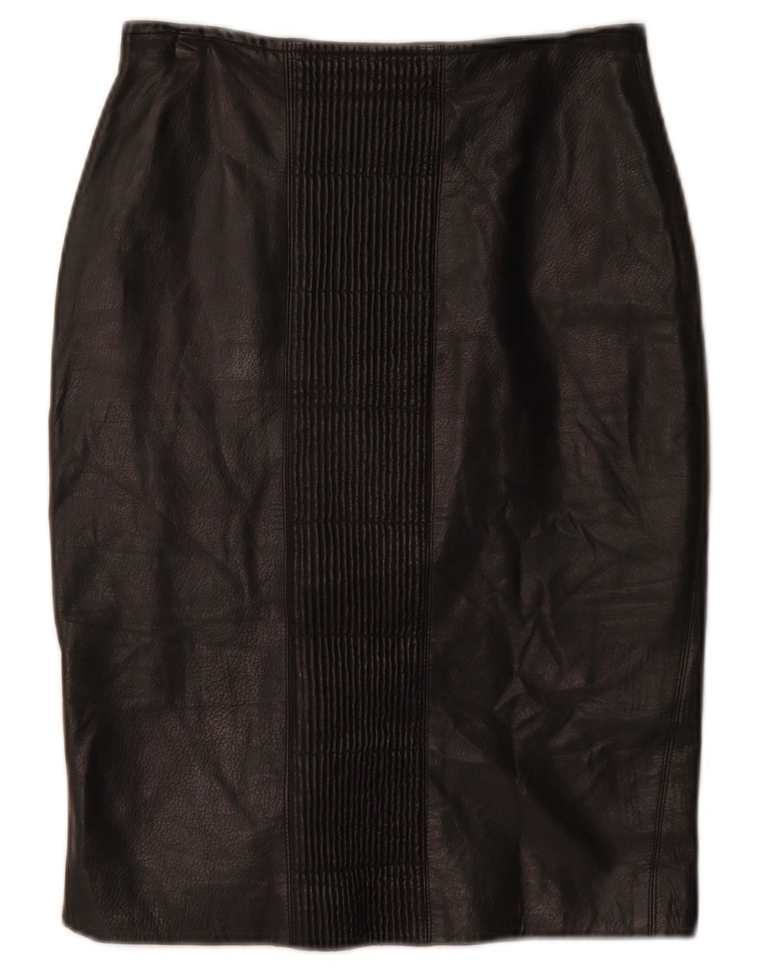 Spódnica skórzana damska VINTAGE W26 mała czarna