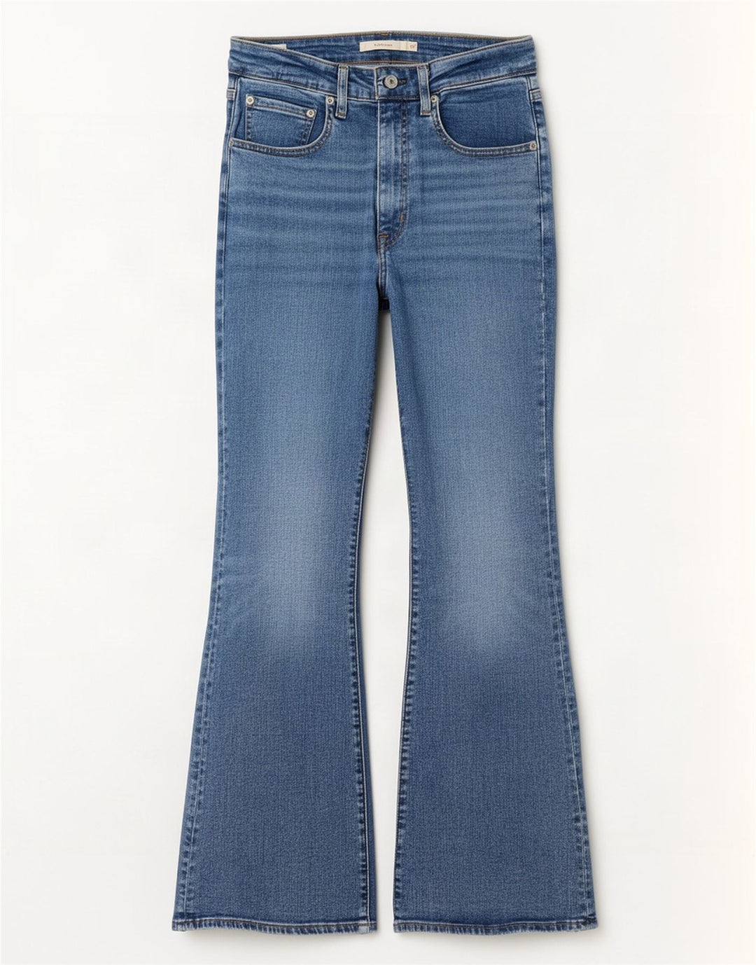 Damskie jeansy Levi's 726 Flared W30 L30 Niebieskie bawełniane