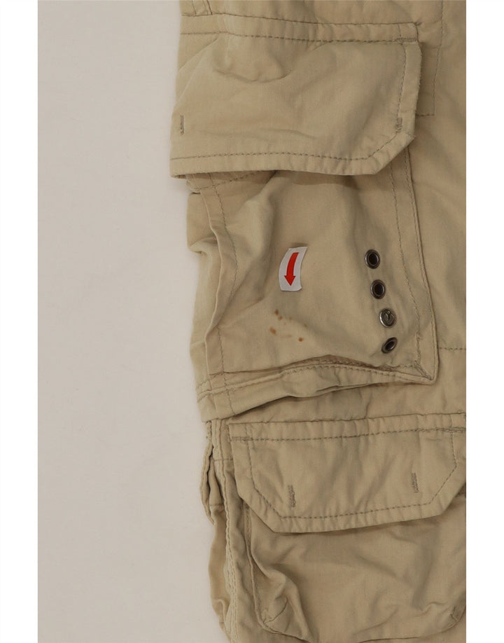 KILLTEC Mens Cargo Shorts Medium W32 Beige Cotton Vintage Killtec and Second-Hand Killtec from Messina Hembry 
