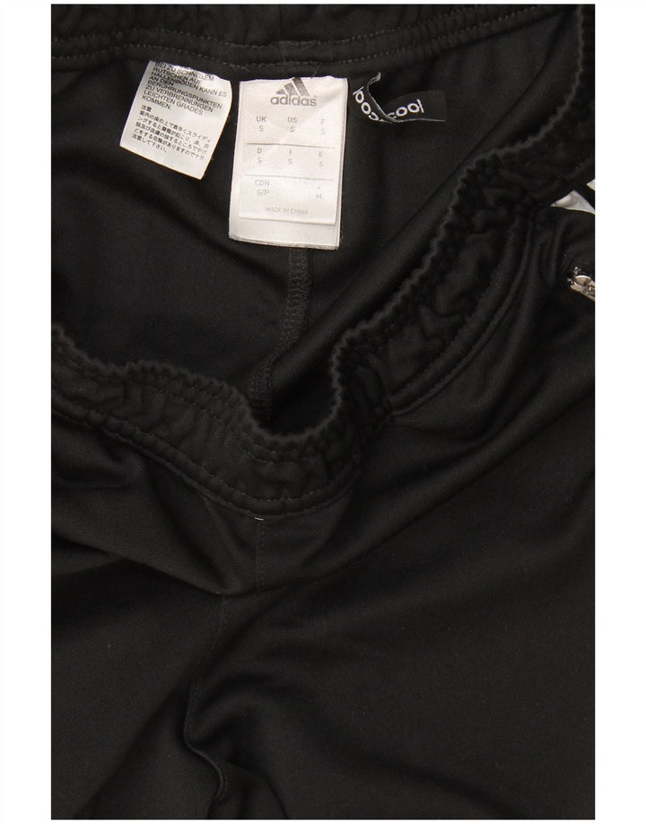 Damskie spodnie dresowe Adidas Climacool UK 10, małe, czarne, poliestrowe