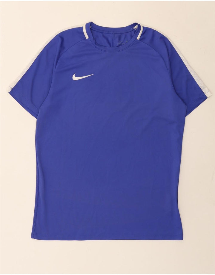 Męska koszulka Nike Dri Fit z dużym fioletowym blokiem kolorów