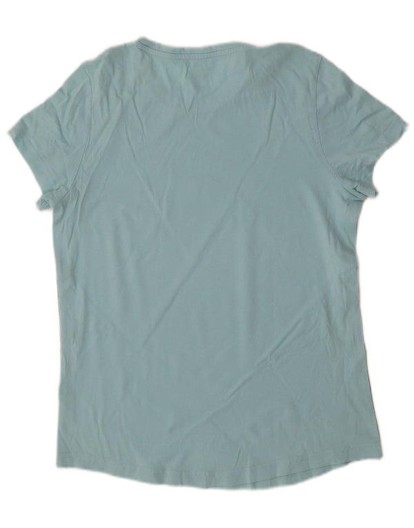 Damska koszulka z grafiką PUMA Top UK 12 w kolorze średnioniebieskim