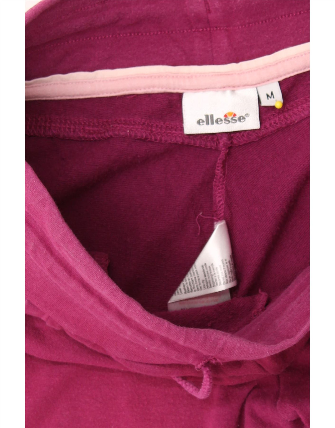 ELLESSE Womens Tracksuit Trousers Joggers Medium  Pink Cotton Vintage Ellesse and Second-Hand Ellesse from Messina Hembry 
