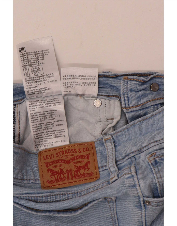 Damskie proste dżinsy Levi's W25 L26 Niebieskie bawełniane