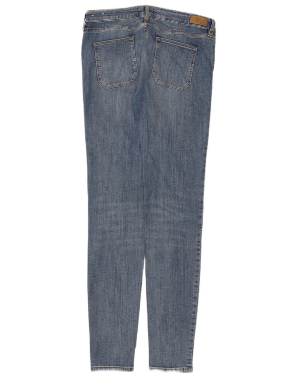 Damskie jeansy Fat Face Harlow Super Skinny UK 14, duże W34 L32, niebieska bawełna