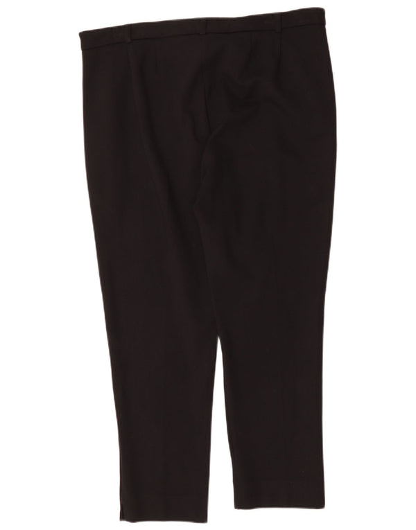 Marks & Spencer Damskie proste spodnie garniturowe UK 18 XL W36 L26 Czarne