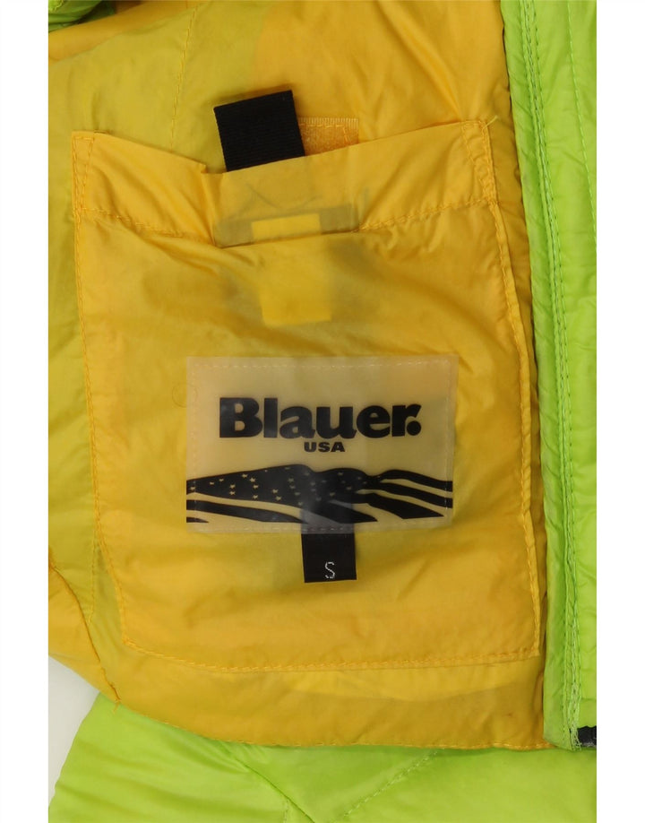 Damska kurtka Blauer Crop Padded UK 10 Small, zielona poliamid