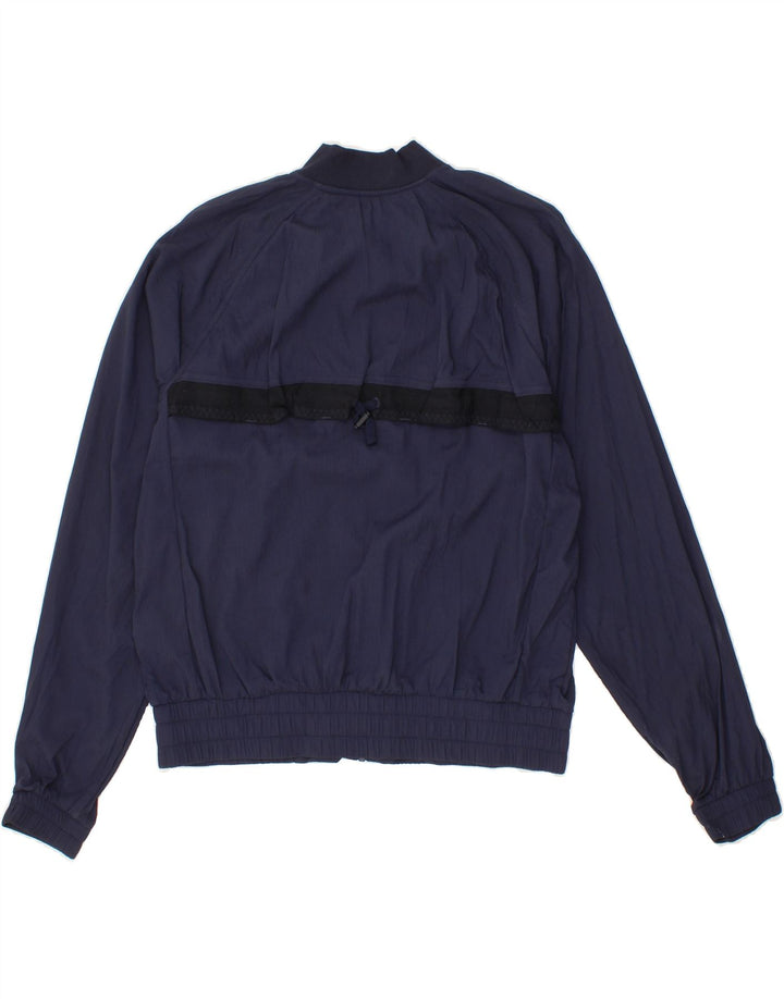 ATHLETA Mens Bomber Jacket UK 34 XS Navy Blue Nylon Vintage Athleta and Second-Hand Athleta from Messina Hembry 