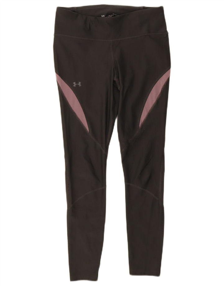 Damskie legginsy Under Armour Dri Fit, UK 14, średnioszare, z blokami kolorów