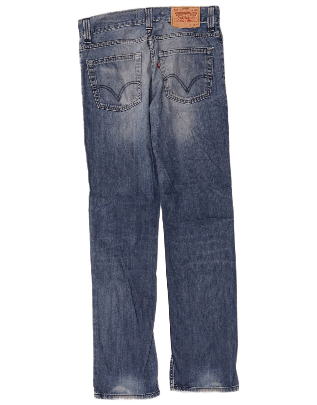 Męskie jeansy Levi's 511 Slim W32 L34 Niebieska bawełna