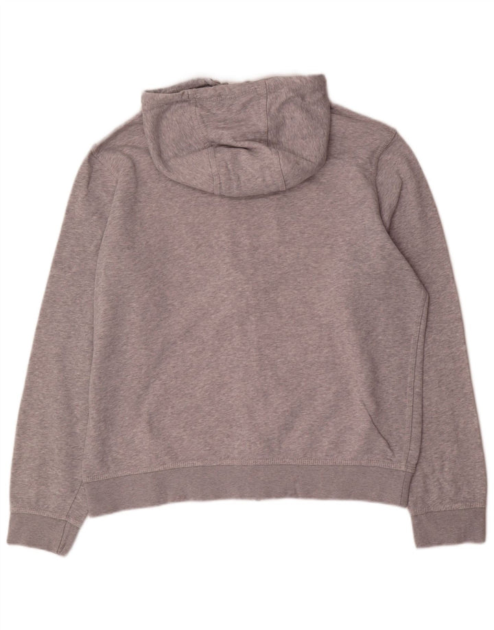 Męski sweter z kapturem i zamkiem błyskawicznym Nike, duży, szary, nakrapiany