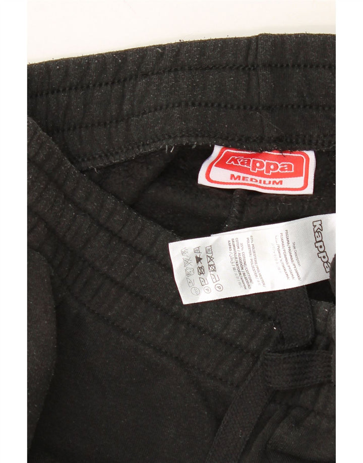 KAPPA Mens Tracksuit Trousers Joggers Medium  Black Polyester Vintage Kappa and Second-Hand Kappa from Messina Hembry 