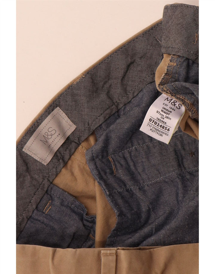 Męskie spodenki Chino MARKS & SPENCER W38 XL, beżowa bawełna