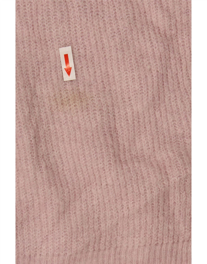 Damski sweter oversize z kapturem White Stuff UK 22 3XL Różowy poliester