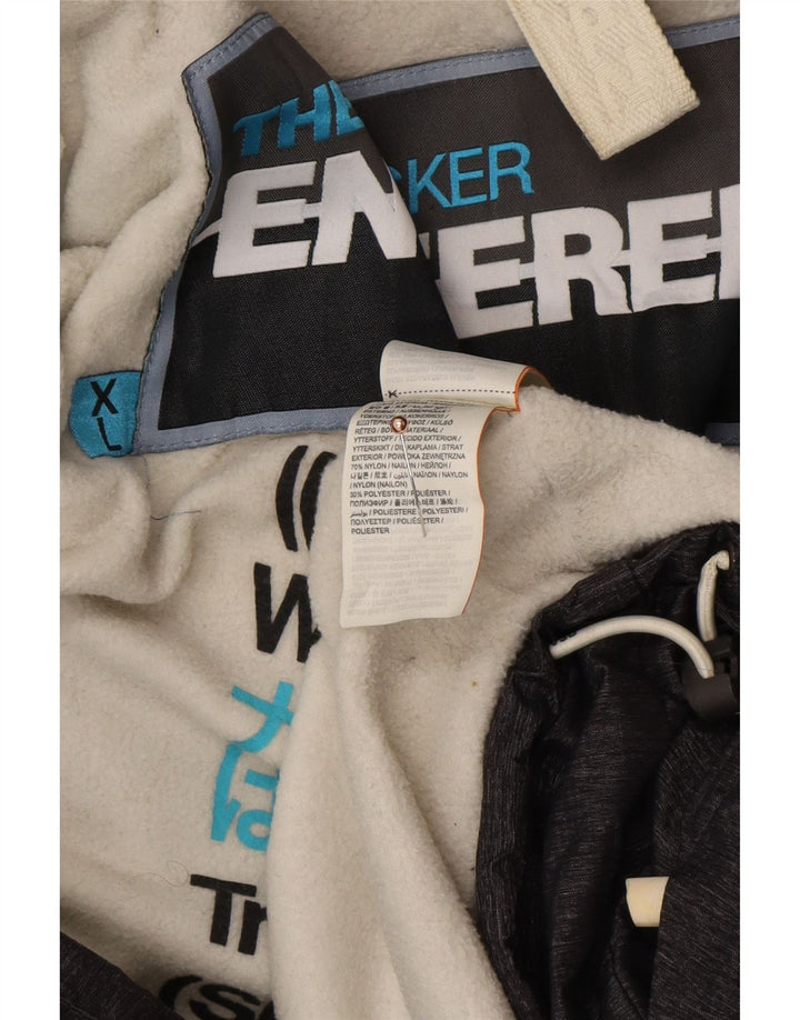 SUPERDRY Męska kurtka wiatrówka z kapturem Windhiker UK 42 XL, szary nylon