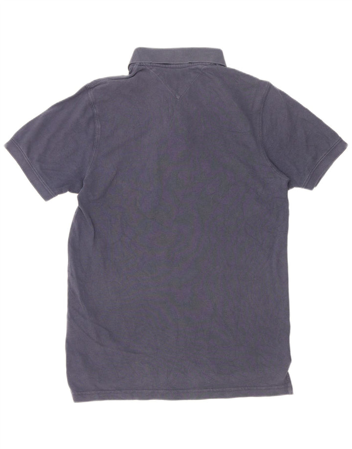Męska koszulka polo Tommy Hilfiger, średnia, granatowa, bawełniana