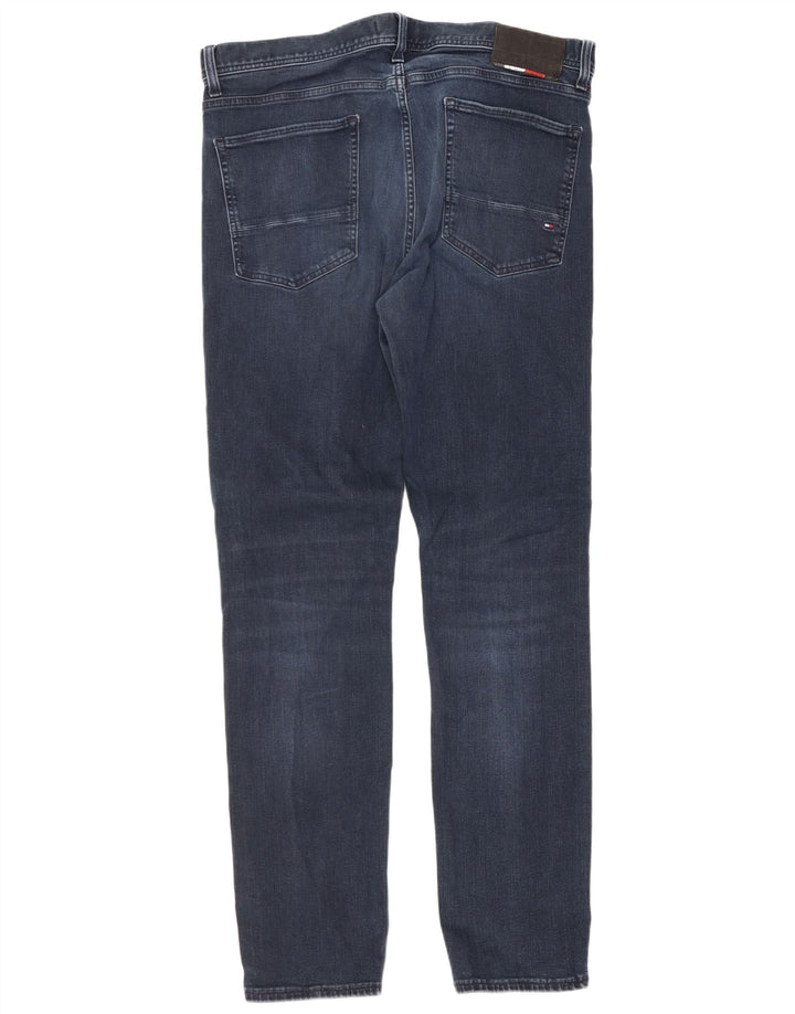 Męskie dżinsy Tommy Hilfiger Bleecker Slim W36 L32 Niebieska bawełna