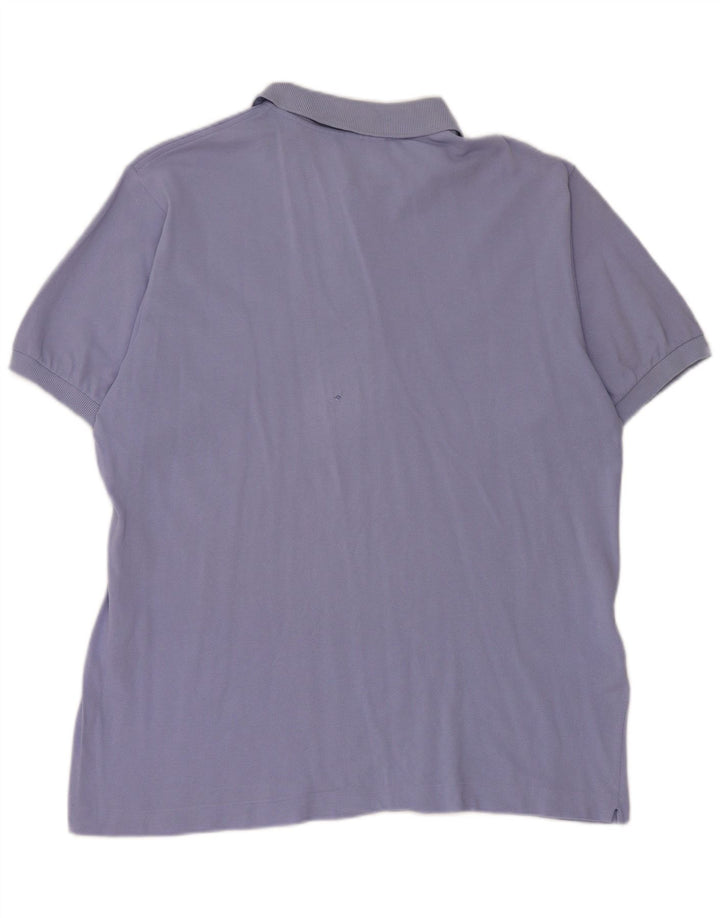 Męska koszulka polo Lacoste, rozmiar 6, XL, niebieska, bawełniana
