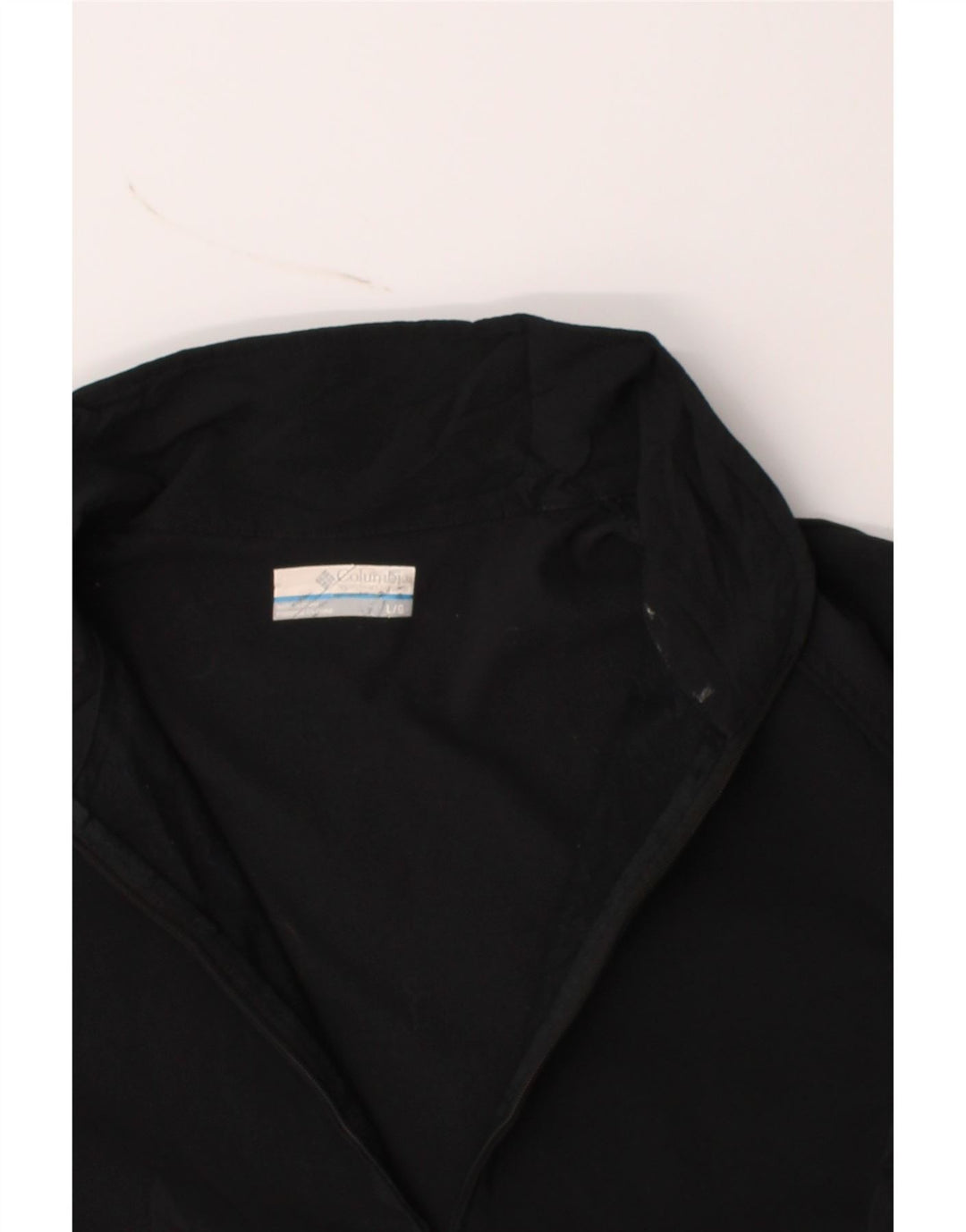 COLUMBIA Womens Tracksuit Top Jacket UK 16 Large Black Polyester Vintage Columbia and Second-Hand Columbia from Messina Hembry 