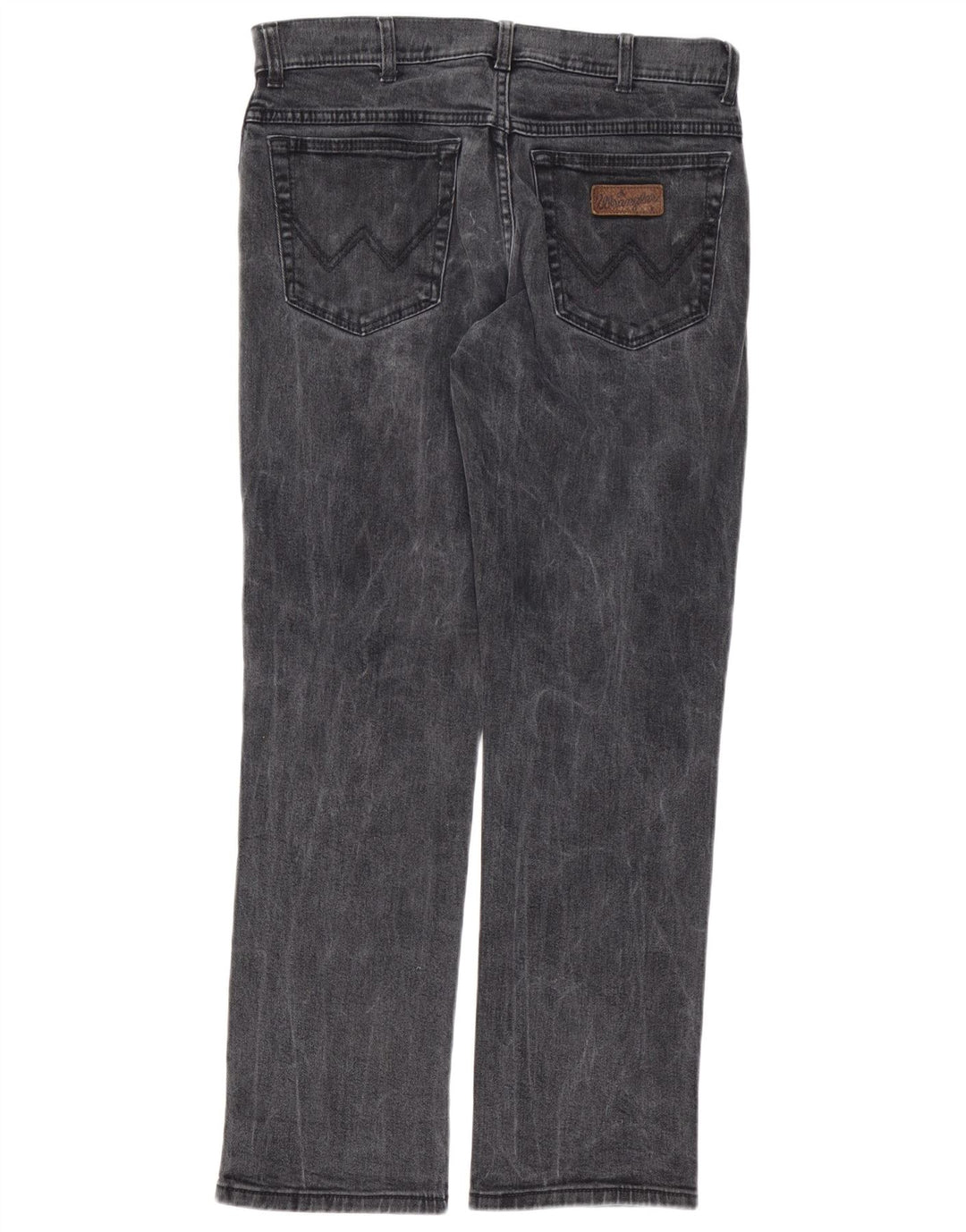 Męskie jeansy Wrangler Texas Stretch Straight W34 L32 Szara bawełna