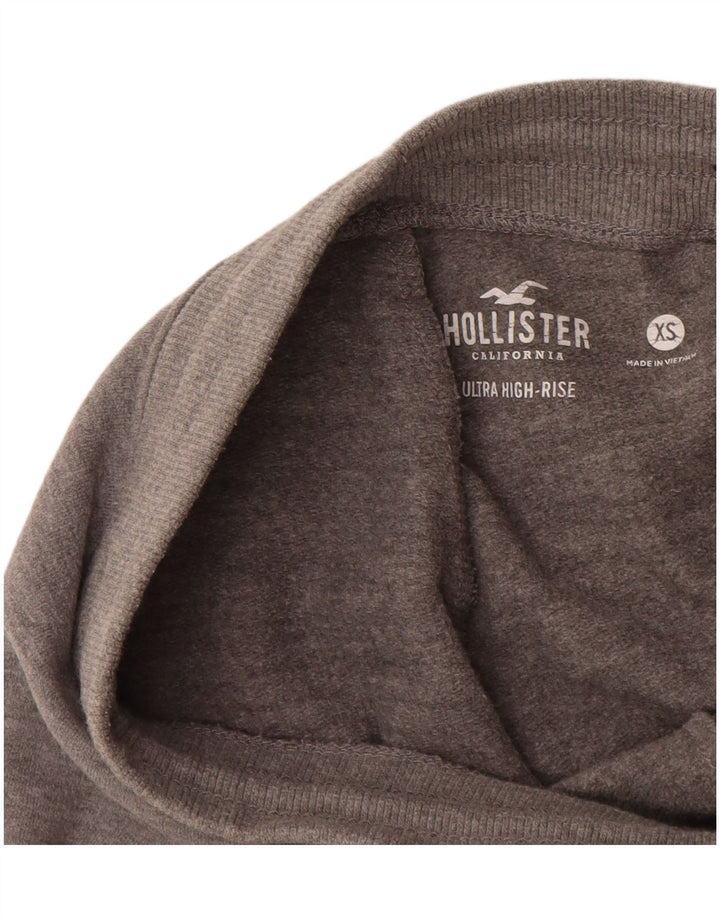 Damskie spodnie dresowe HOLLISTER Joggers UK 4 XS Szara bawełna