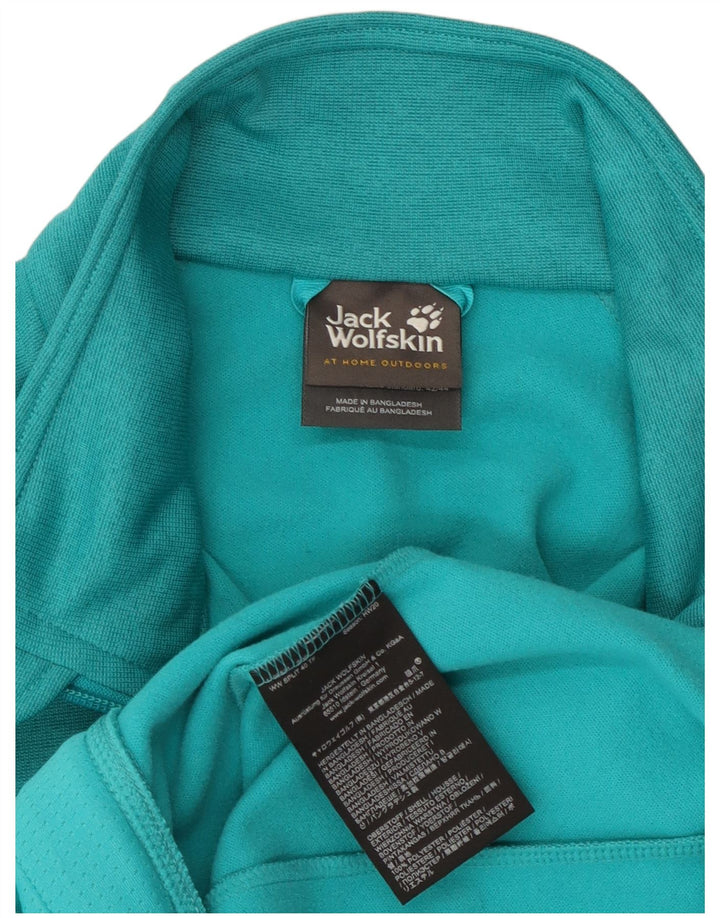 Damska kurtka dresowa Jack Wolfskin UK 14/16, duża, turkusowa