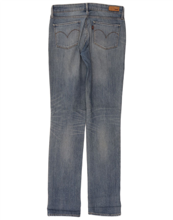 Damskie proste dżinsy Levi's W28 L34 Niebieskie bawełniane