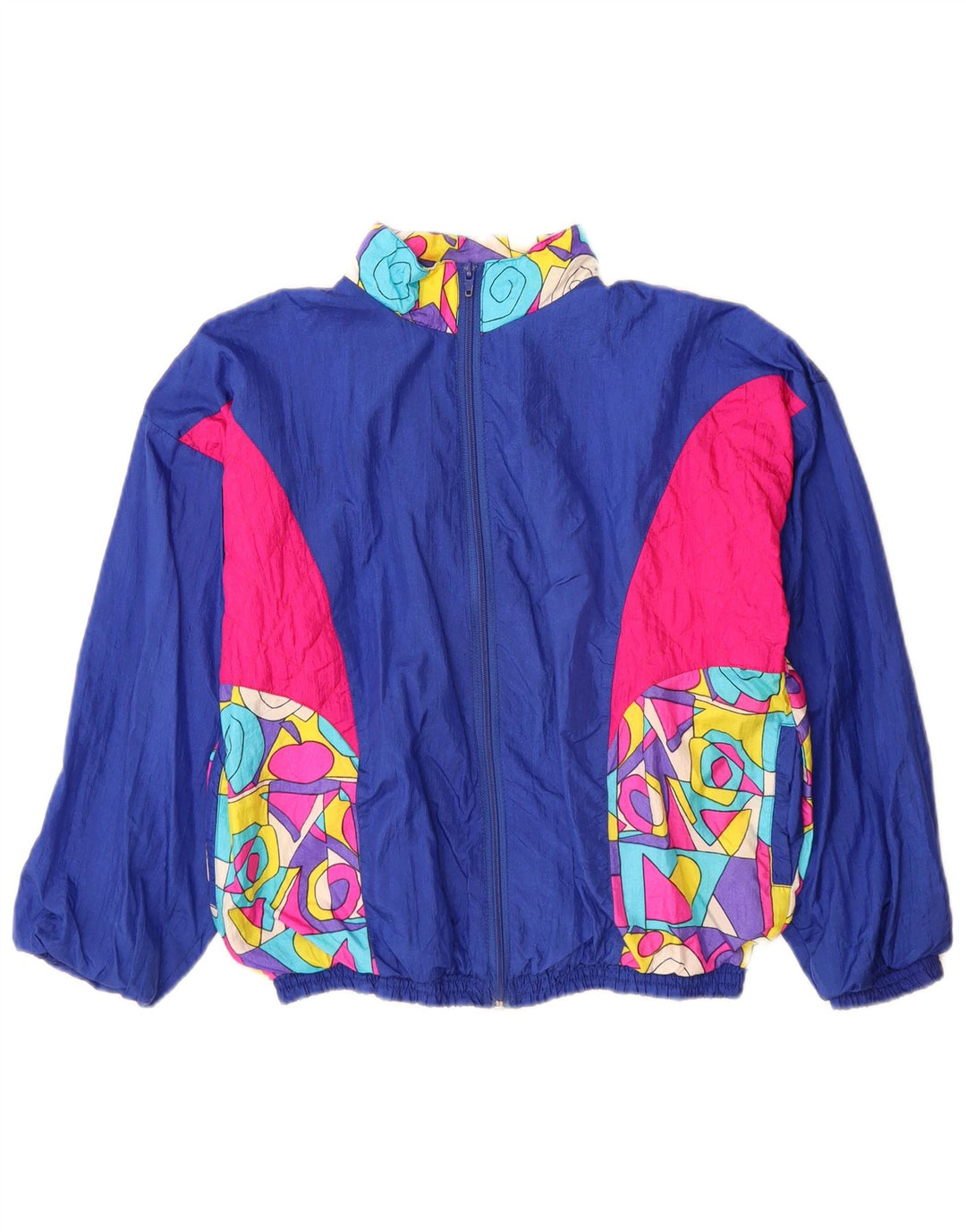 ORSO POETA Chłopięcy pełny dres 13-14 lat Niebieski poliamid w blokach kolorów