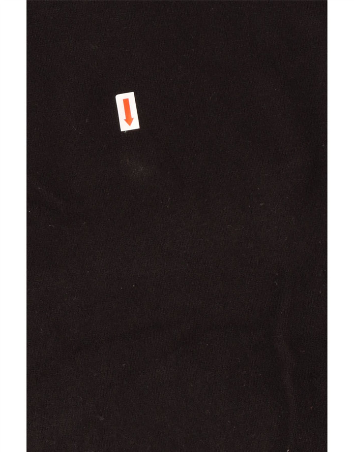 Damski sweter z golfem French Connection UK 10 Mały, czarny akryl