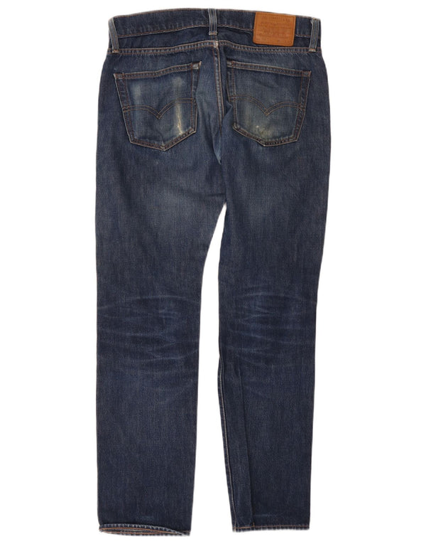 Męskie jeansy Levi's 511 Slim W31 L32 Granatowa bawełna