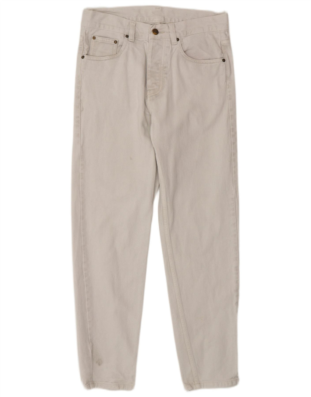 Męskie jeansy Carhartt W28 L28 Biała bawełna