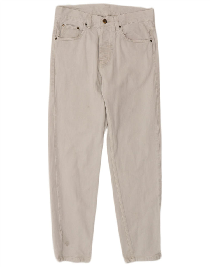 Męskie jeansy Carhartt W28 L28 Biała bawełna