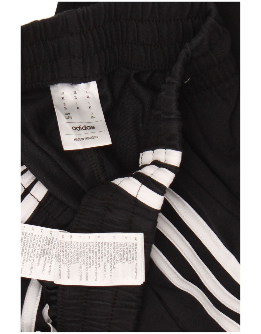 Męskie spodnie dresowe Adidas XL, czarne, bawełniane