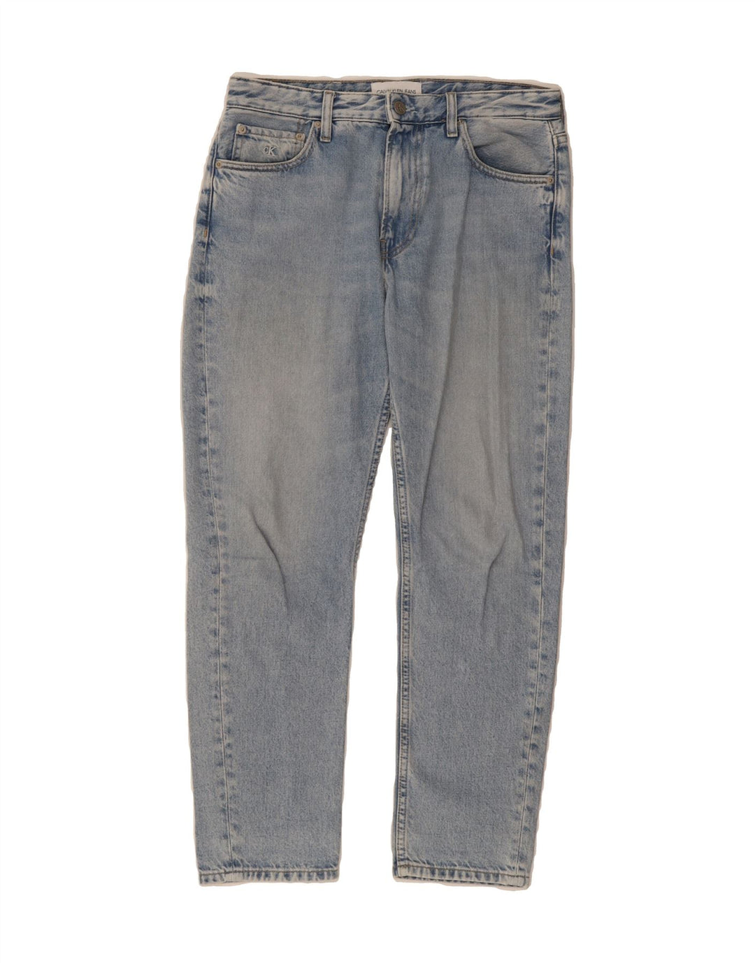 CALVIN KLEIN Womens Straight Jeans W29 L27 Blue Cotton Vintage Calvin Klein and Second-Hand Calvin Klein from Messina Hembry 