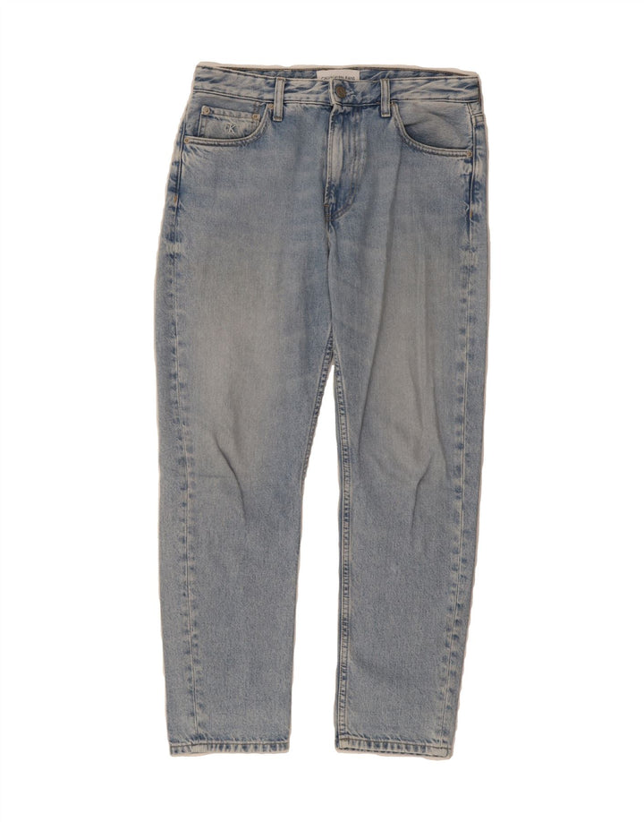 CALVIN KLEIN Womens Straight Jeans W29 L27 Blue Cotton Vintage Calvin Klein and Second-Hand Calvin Klein from Messina Hembry 