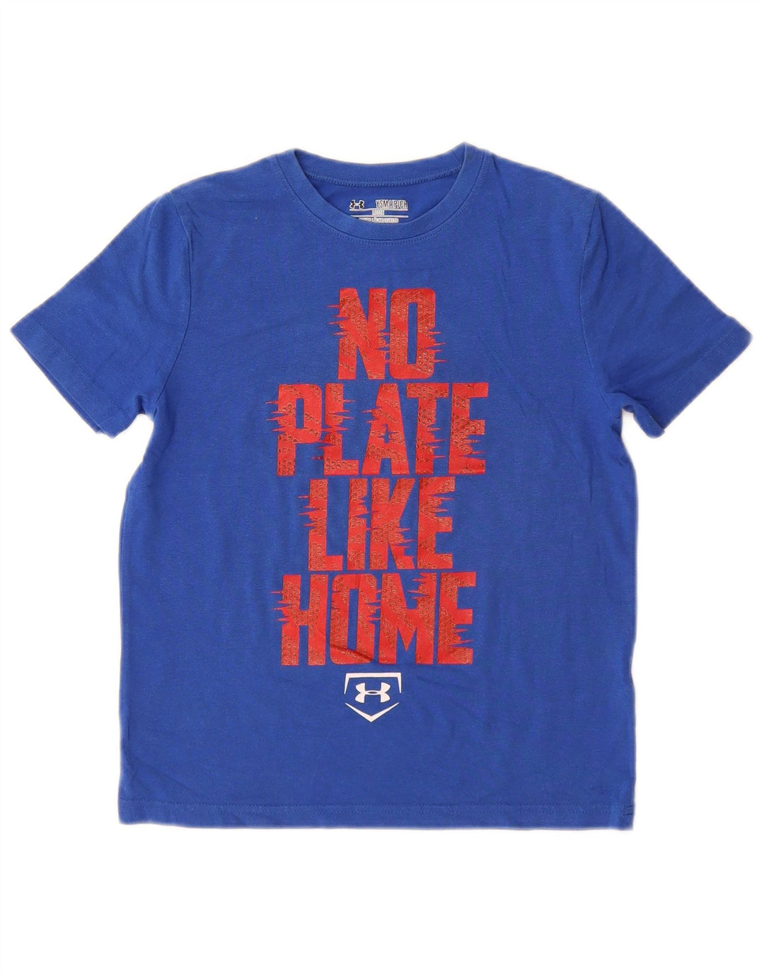 UNDER ARMOUR Chłopięcy T-shirt z grafiką Heat Gear 7-8 lat, mały, niebieski