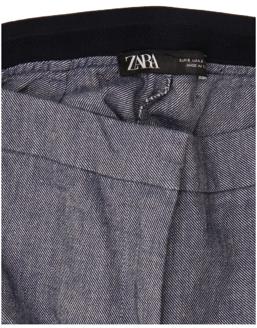 Spodnie damskie Zara Slim Chino, małe, W26 L27, niebieskie