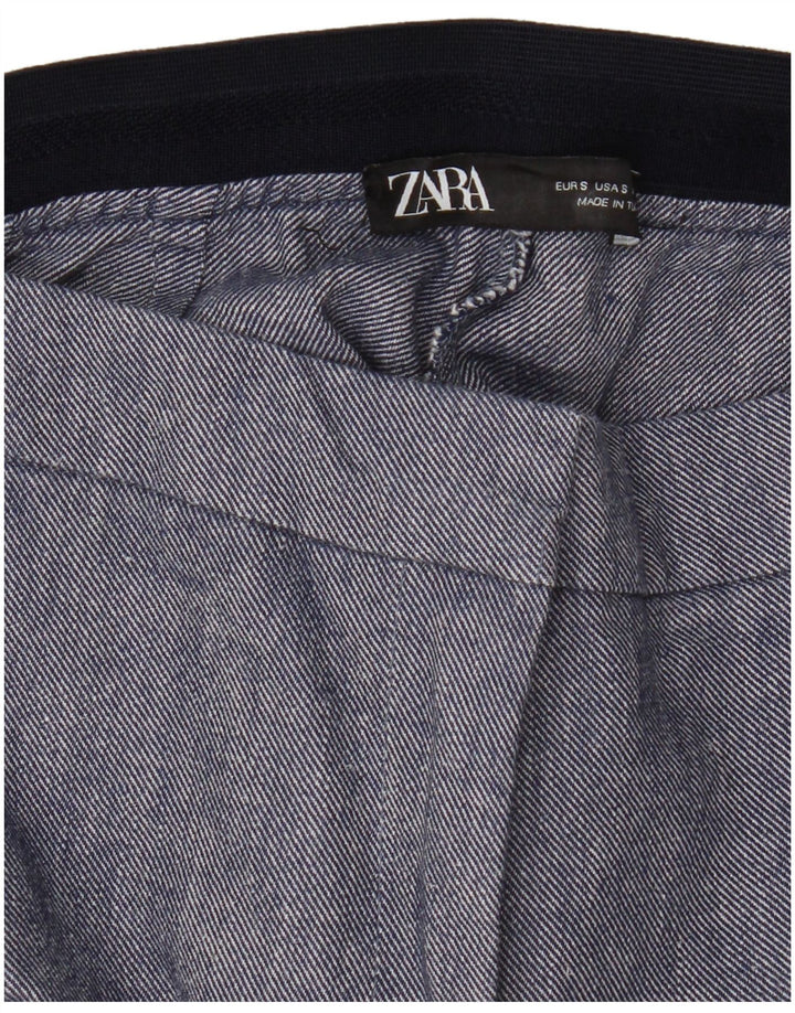 Spodnie damskie Zara Slim Chino, małe, W26 L27, niebieskie