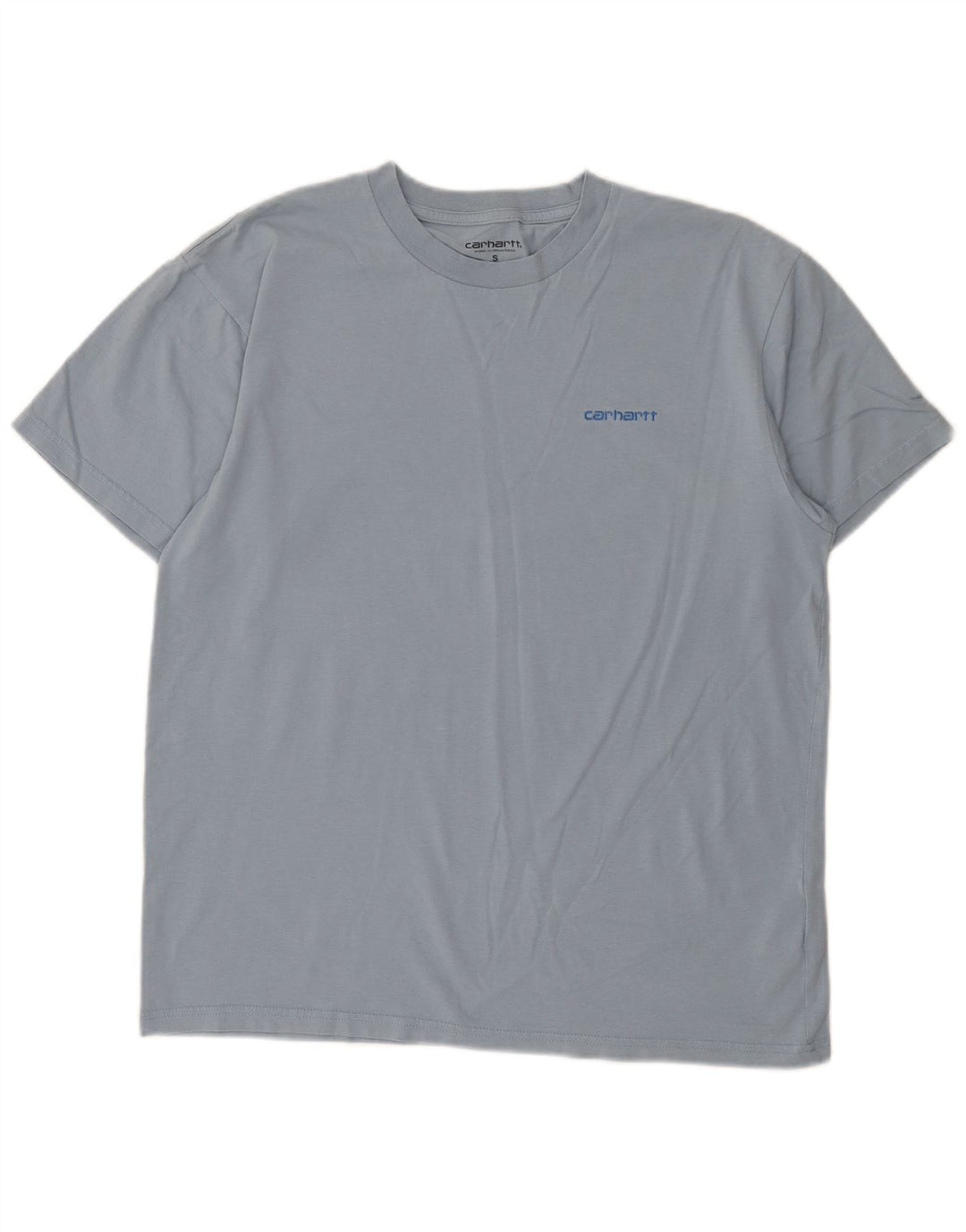 T-shirt męski Carhartt, mały, niebieski, bawełniany