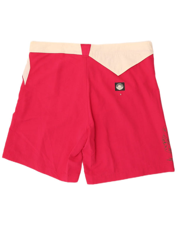 Męskie spodenki kąpielowe Puma Graphic 2XL Różowy Nylon z blokami kolorów