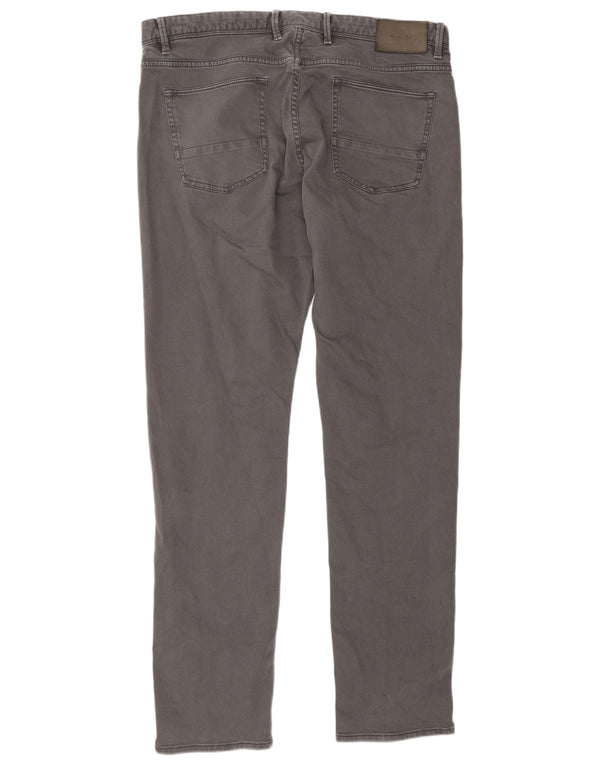 Jeansy męskie Massimo Dutti EU 46 XL W36 L32 Szara bawełna