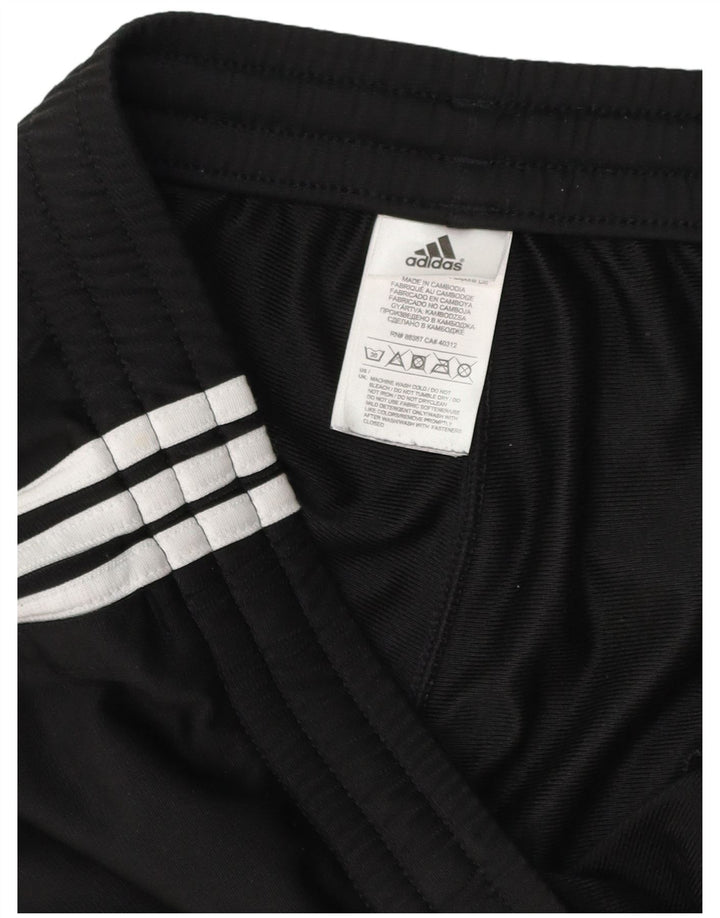 ADIDAS Mens Tracksuit Trousers Large Black Polyester