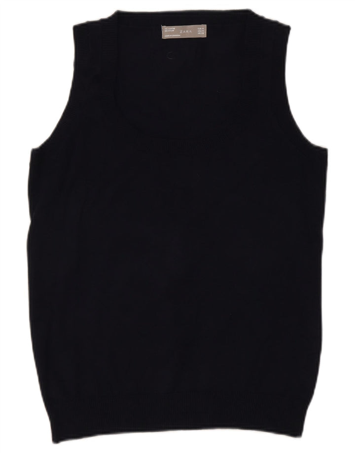 Tank top damski Zara UK 12, średni czarny